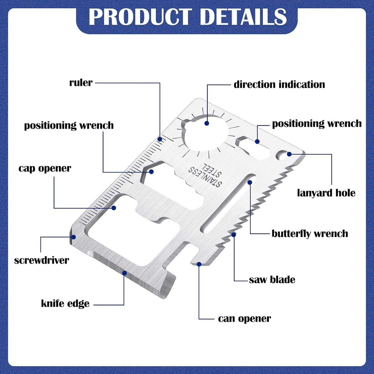 36 Pcs Gifts for Fathers Day Multitool Pen Gift for Men Birthday Gift Including