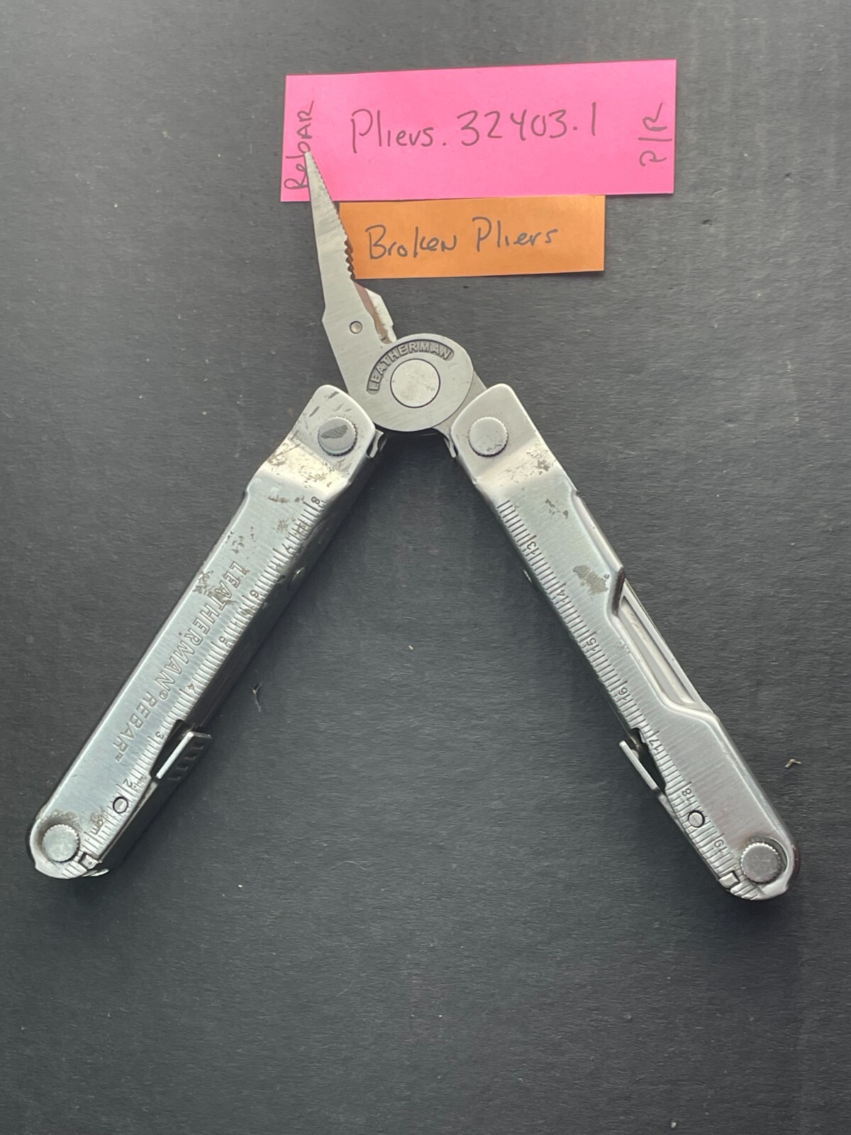 Leatherman Rebar Multi Tool Plier Stainless- Parts or Repair
