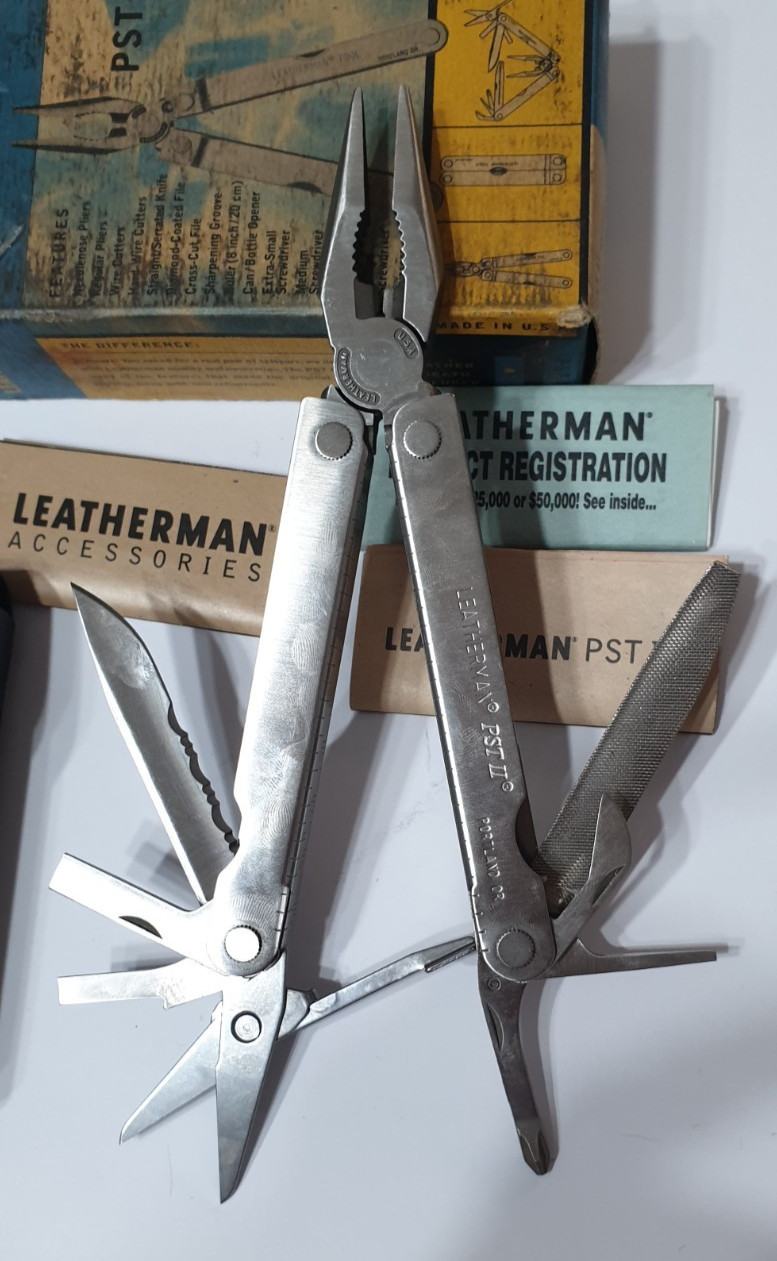 🔥 Leatherman PST II Stainless Multi-Tool New in Box Rare Retired Collectable
