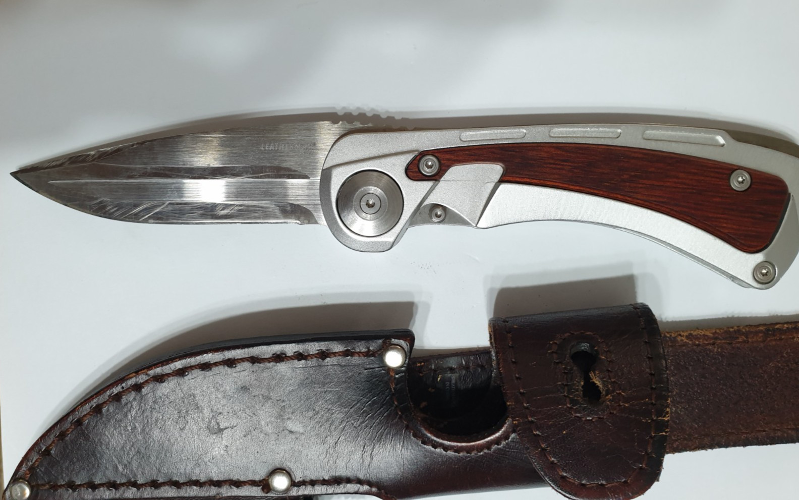 🔥 Leatherman Steens Hunting Large Collectable Retired S30V Condition Very Rare