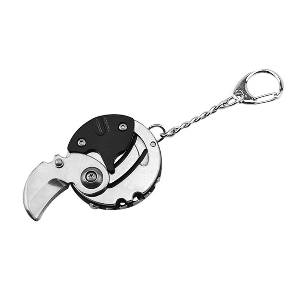 Multifunctional Hex Keychain EDC Tool Coin Knife Mini Pocket Screwdriver