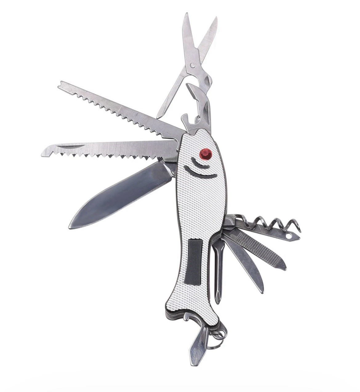 Mad Man Stainless Steel Fishing Multi Tool – Knife, Scissors & Bottle Opener