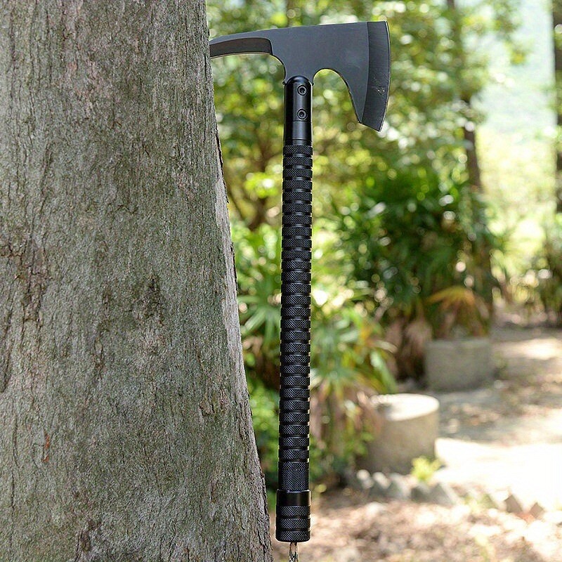 Portable Stainless Steel Tactical Survival Axe with Fire Starter Survival Kit