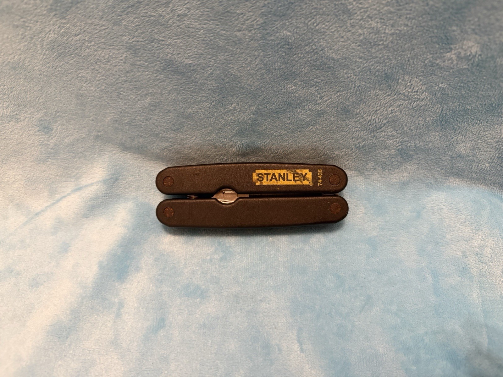 STANLEY 74-438 Folding Pocket Knife Shears Multi Tool Stainless Handyman