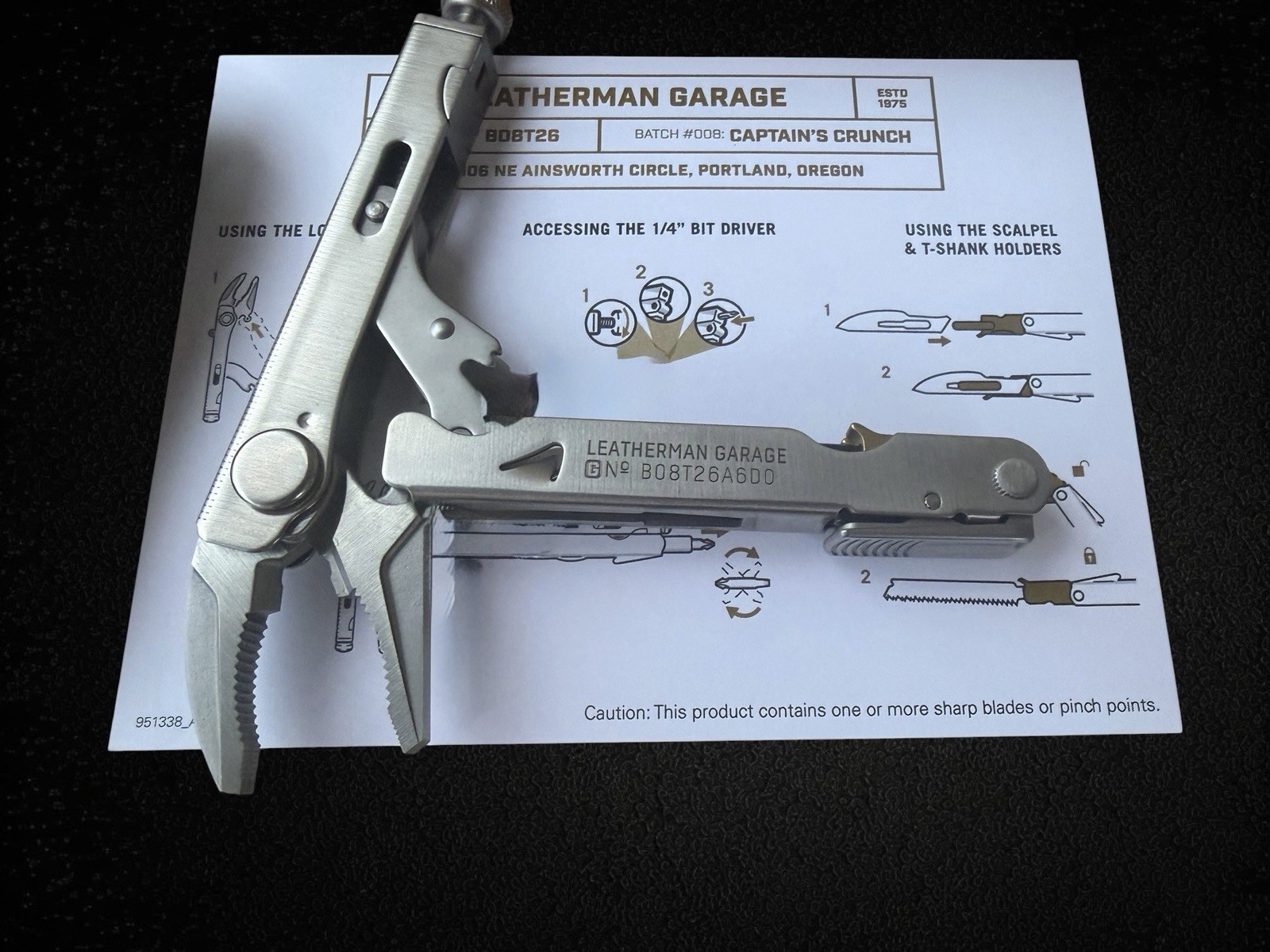 Leatherman Garage Batch 008 Captain’s Crunch Limited Edition Multi-Tool – NEW