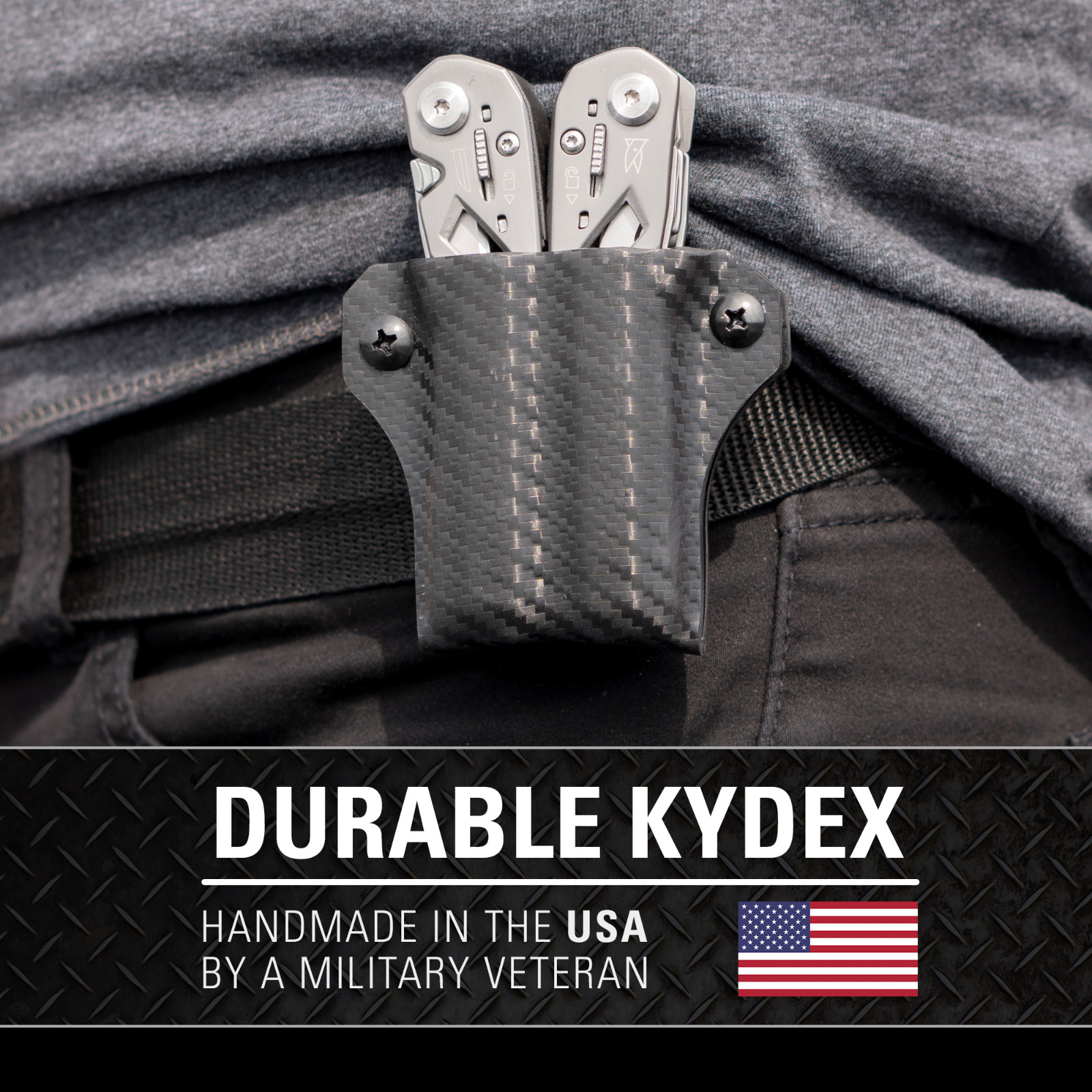 Clip & Carry Kydex Multitool Sheath for GERBER SUSPENSION – Made in USA