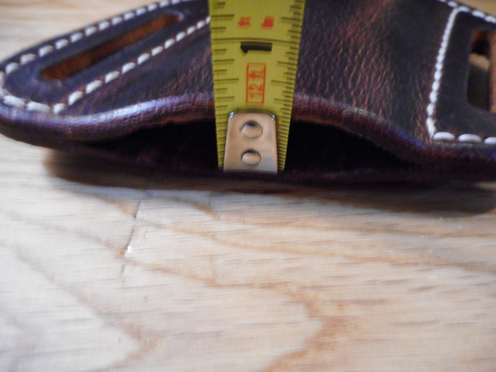 Leatherman Wave dark oil tanned Buffalo leather quick draw sheath. Sheath only.