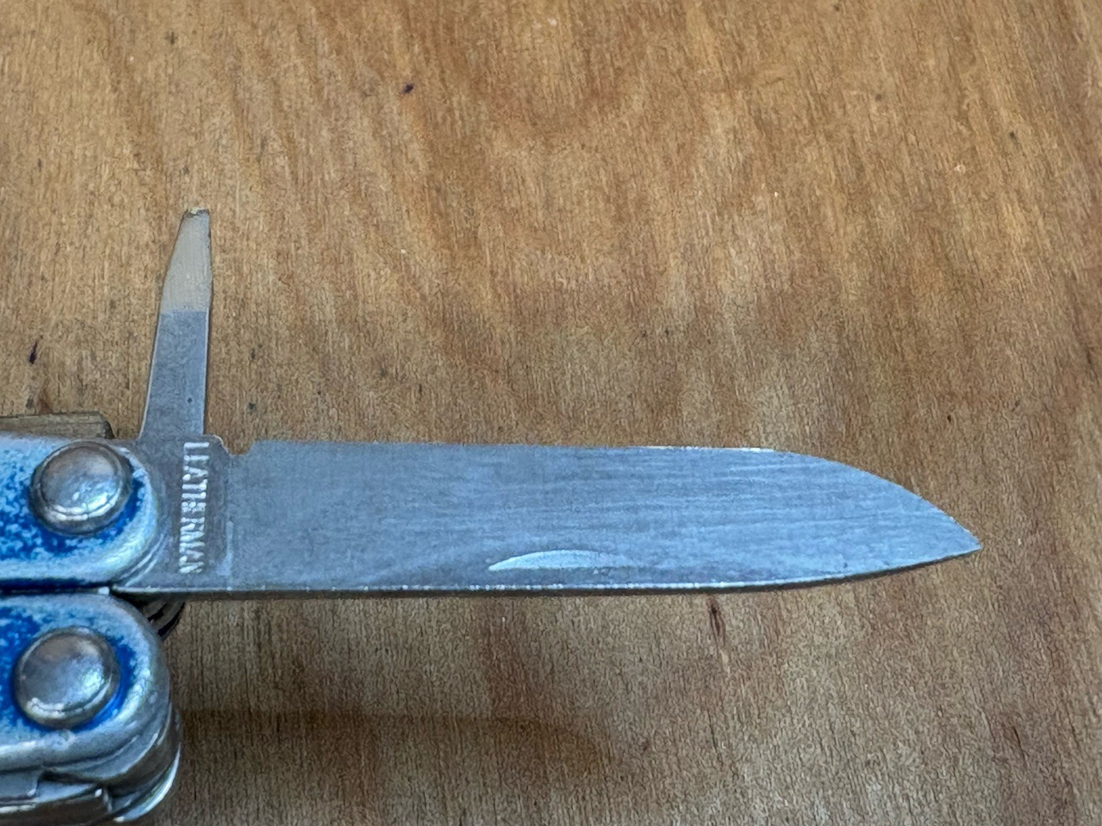 Leatherman Squirt P4 Blue Plier Multi-Tool Key Ring USA Retired GREAT!