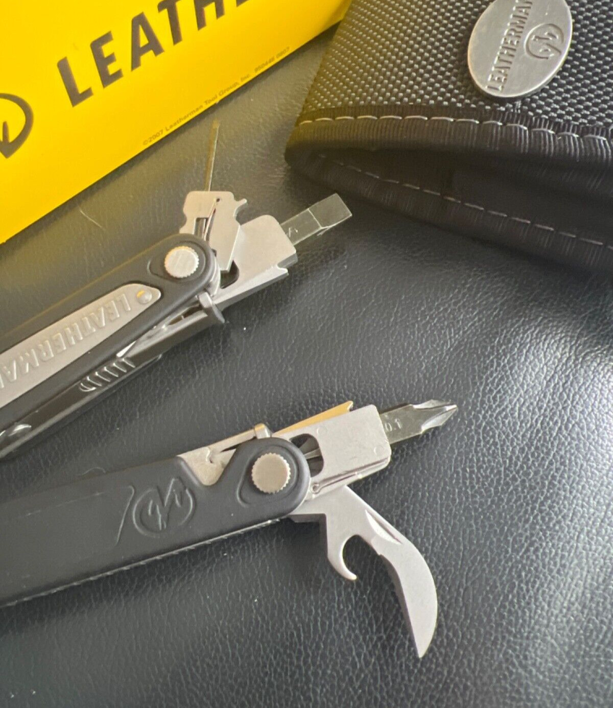 NOS Leatherman Charge ALX 1st Generation New W Box, Papers, Sheath, Extra Bits