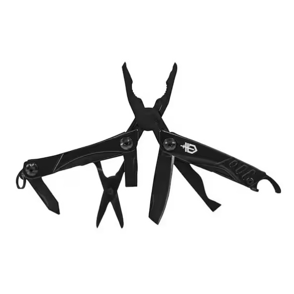 GERBER Dime 10-in-1 Multi-Tool Black Stainless Steel Pliers Wire Cutter Driver