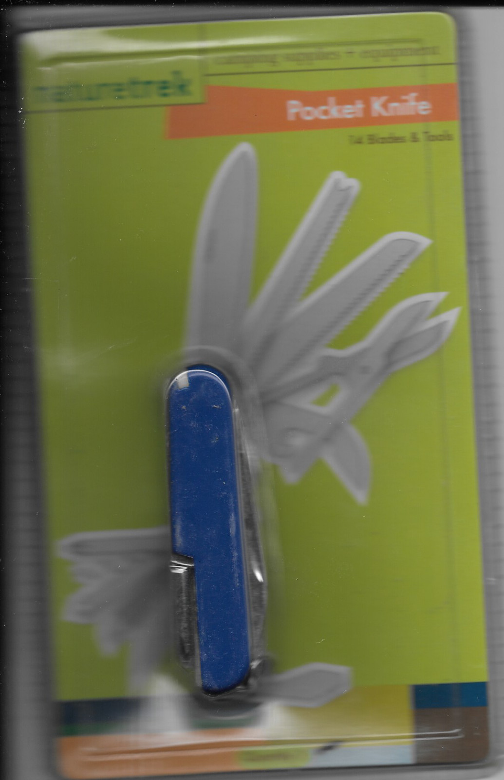 SEALED NEW Naturetrek 14 Blades & Tools Stainless Steel Pocket Knife