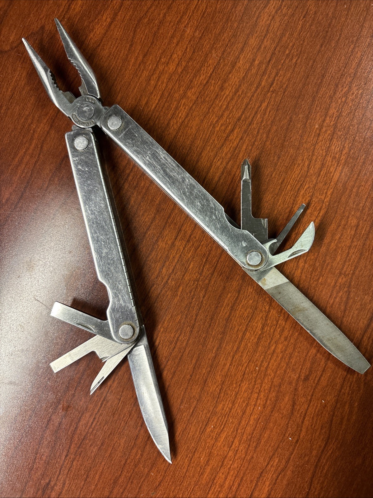 Vintage Original Leatherman Pocket Survival Tool PST Stamped 0893
