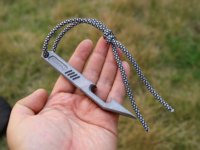 CNC Titanium Alloy Pry Bar Crowbar Bottle Opener Cutter Outdoor EDC Multi Tools