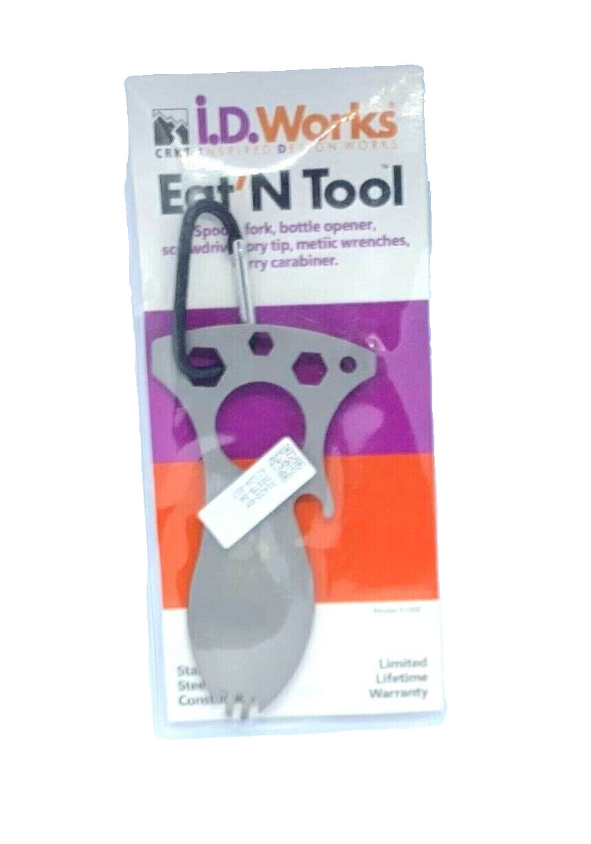 CRKT Eat’N Tool Outdoor Camp Multi Tool Spoon Fork Corkscrew Scredriver NEW