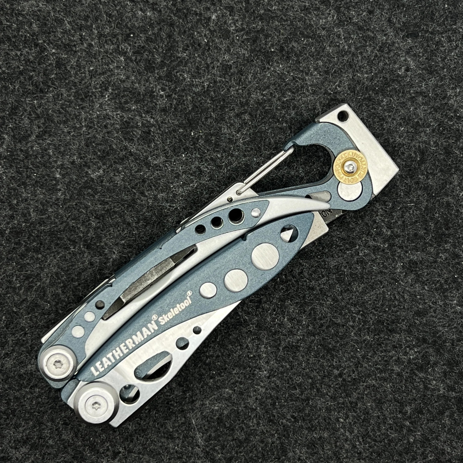 Carabiner Extension with Hammer 4mm Bit Driver For Leatherman Skeletool MOD DIY