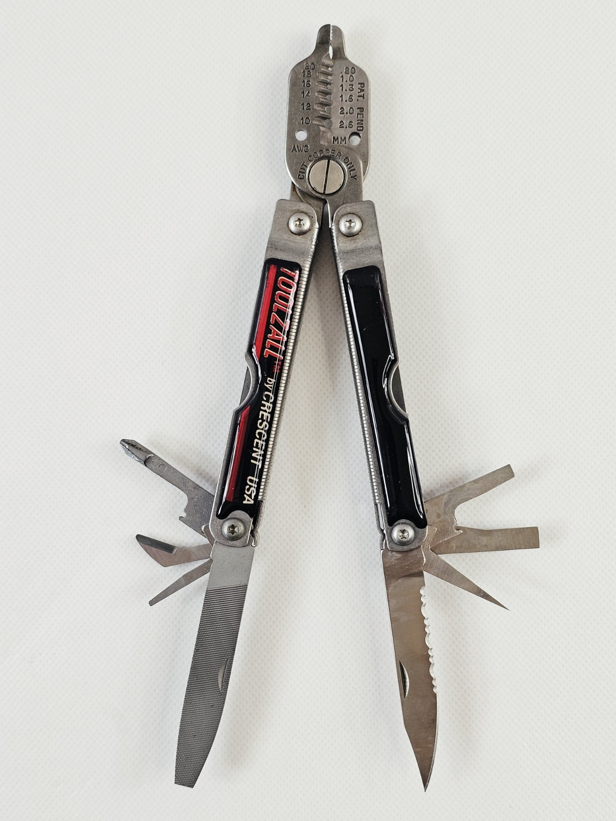 CRESCENT TOOLZALL USA ELECTRICIAN’S MULTI-TOOL w/ NYLON SHEATH