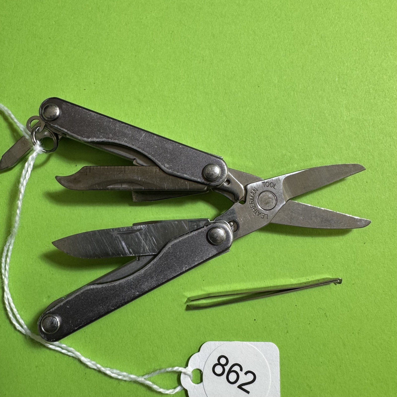 Leatherman Squirt S4 Multi-Tool Scissor Pocket Knife EDC Grey Stainless #862