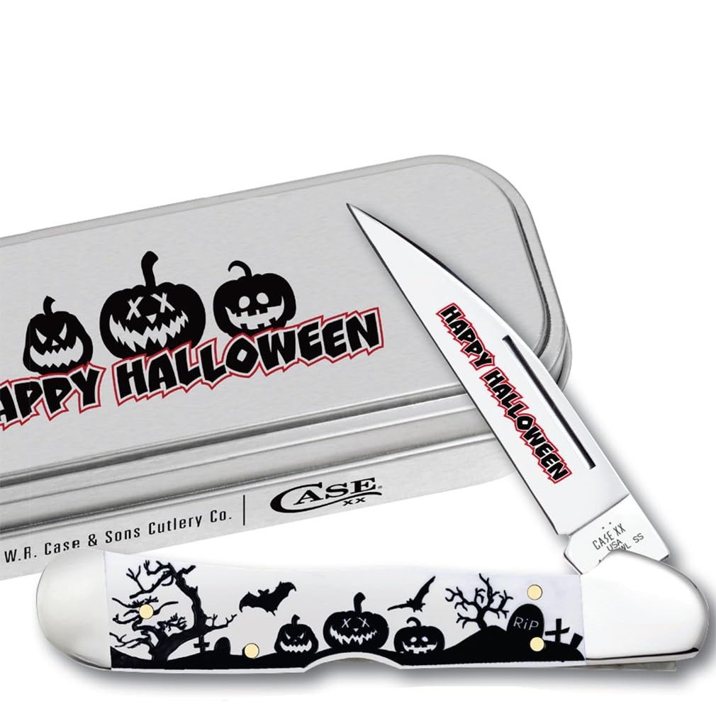 Case XX WR Pocket Knife Copperlock 4.25″ Halloween Designs 10641 41549WL SS