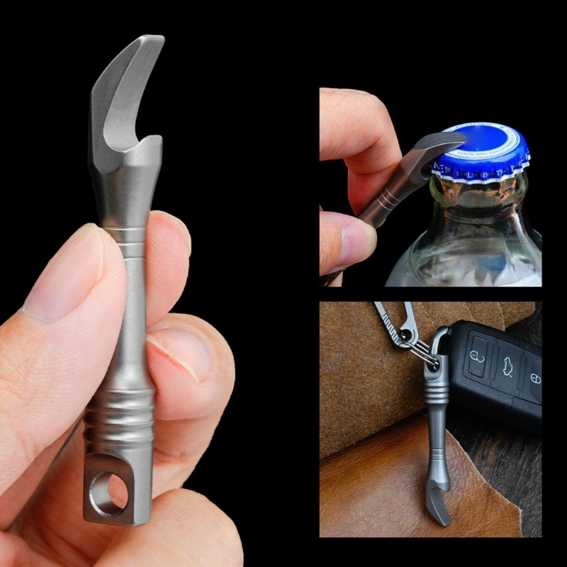 Premium Corrosion Resistant Keychain Prybar Tool With Double Functional Design