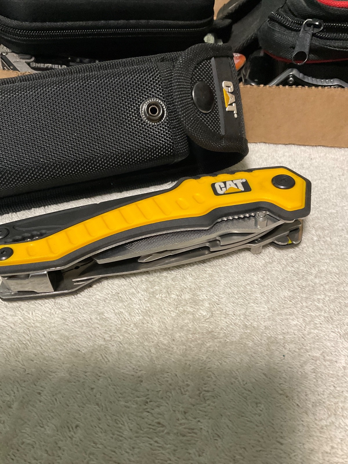 new CAT multitool with case.