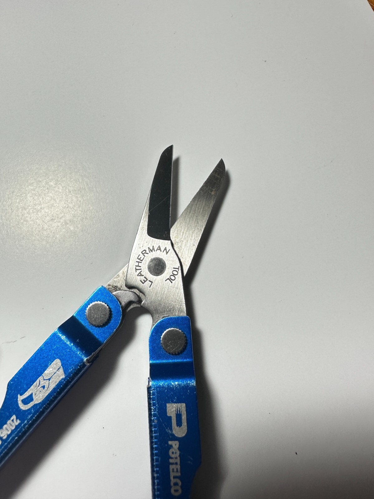 Leatherman MICRA Blue SEATTLE SEAHAWKS 2006 Super Bowl Potelco Multi Tool Knife