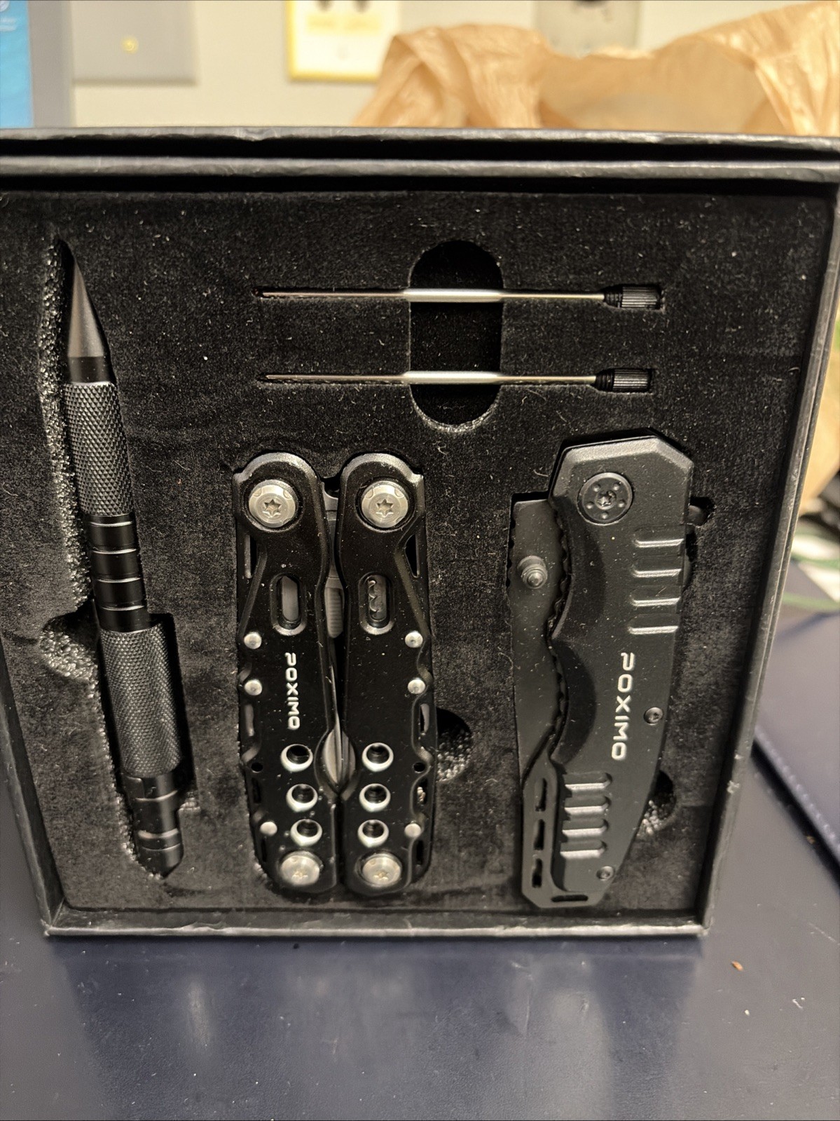 Multi Tool Set for Men 3-In-1 EDC Survival Kit Multi Tool, Knife, Pen Brand New