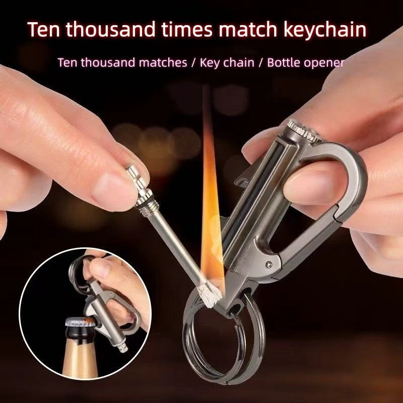 (Fuel Not included) 3-in-1 Multifunctional Keychain ,Bottle Opener