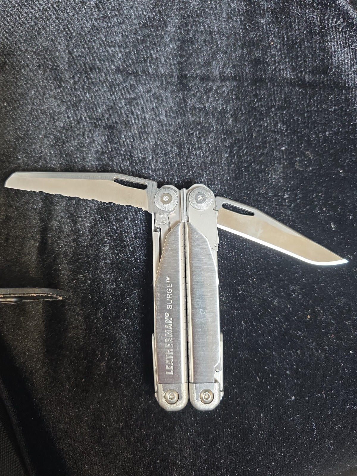 LEATHERMAN SURGE 21-In-1 Stainless Heavy Duty Multitool Blade Xchanger w Sheath!