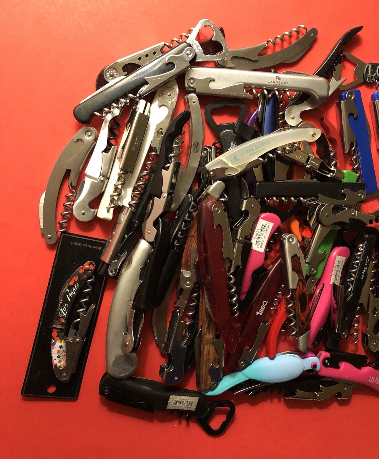 LOT OF 50+ CORKSCREWS…USED IN GOOD CONDITION.