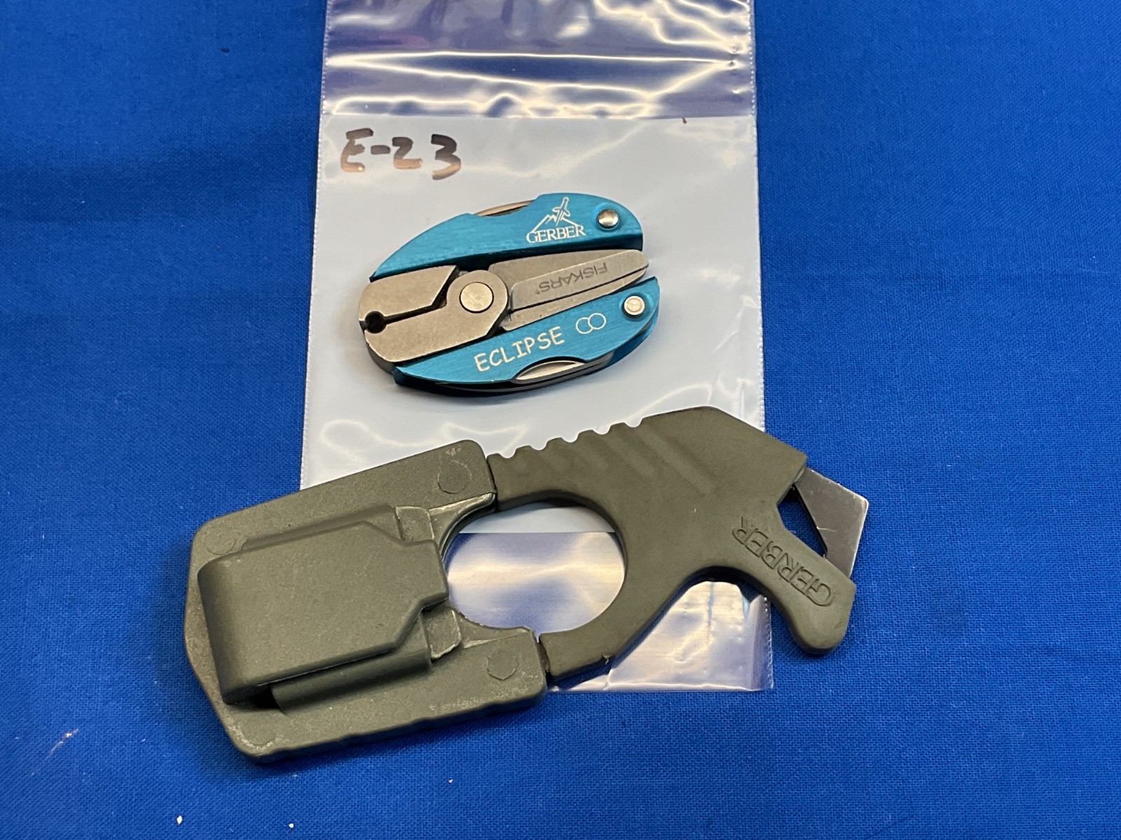 Gerber Eclipse Multi Tool Knife and Strap Cutter Lot of 2 Tools Fiskars