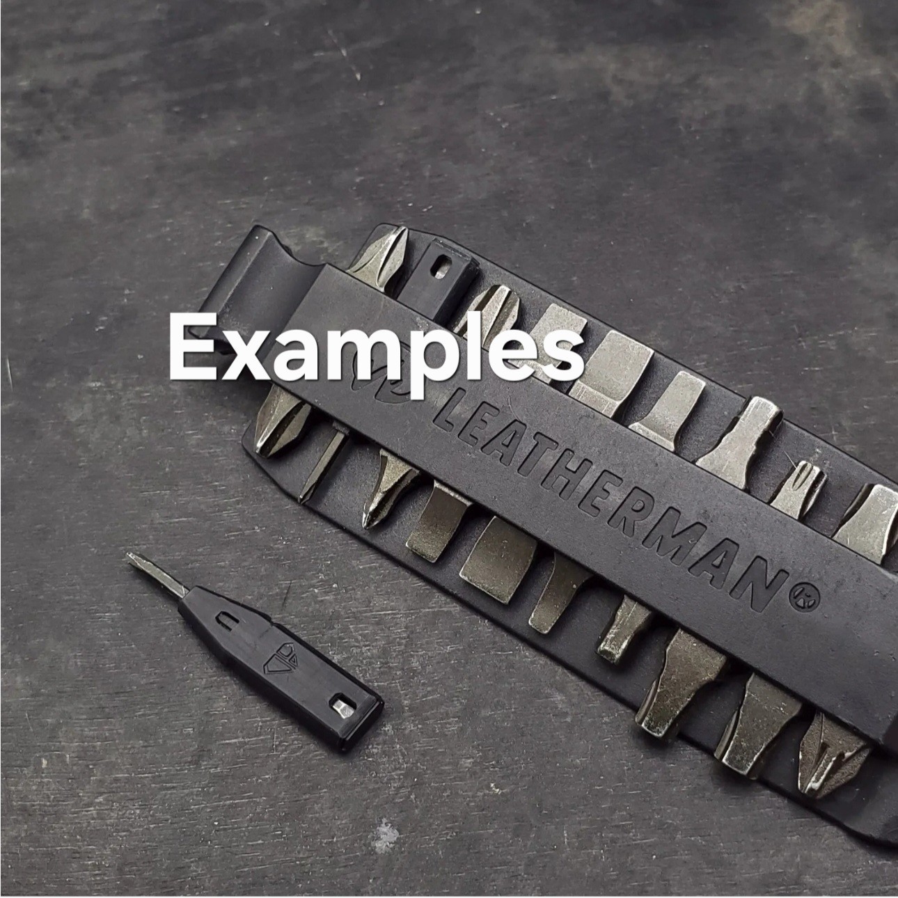 Leatherman Replacement 2 Bits And Screwdriver Eyeglass With Adapter 3D