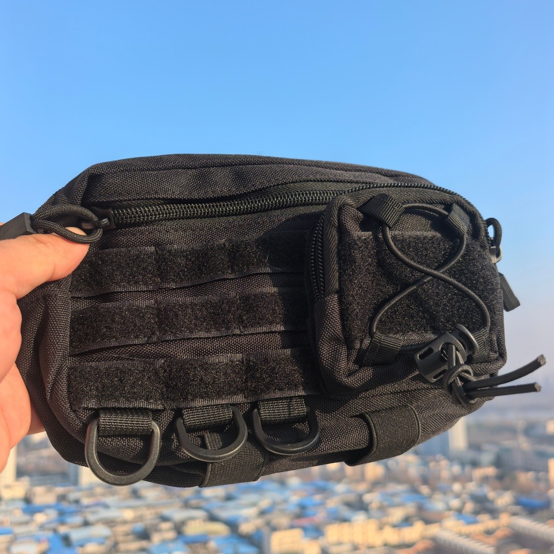 22x12x5cm EDC Tactical accessory waist bag Toolkit Black