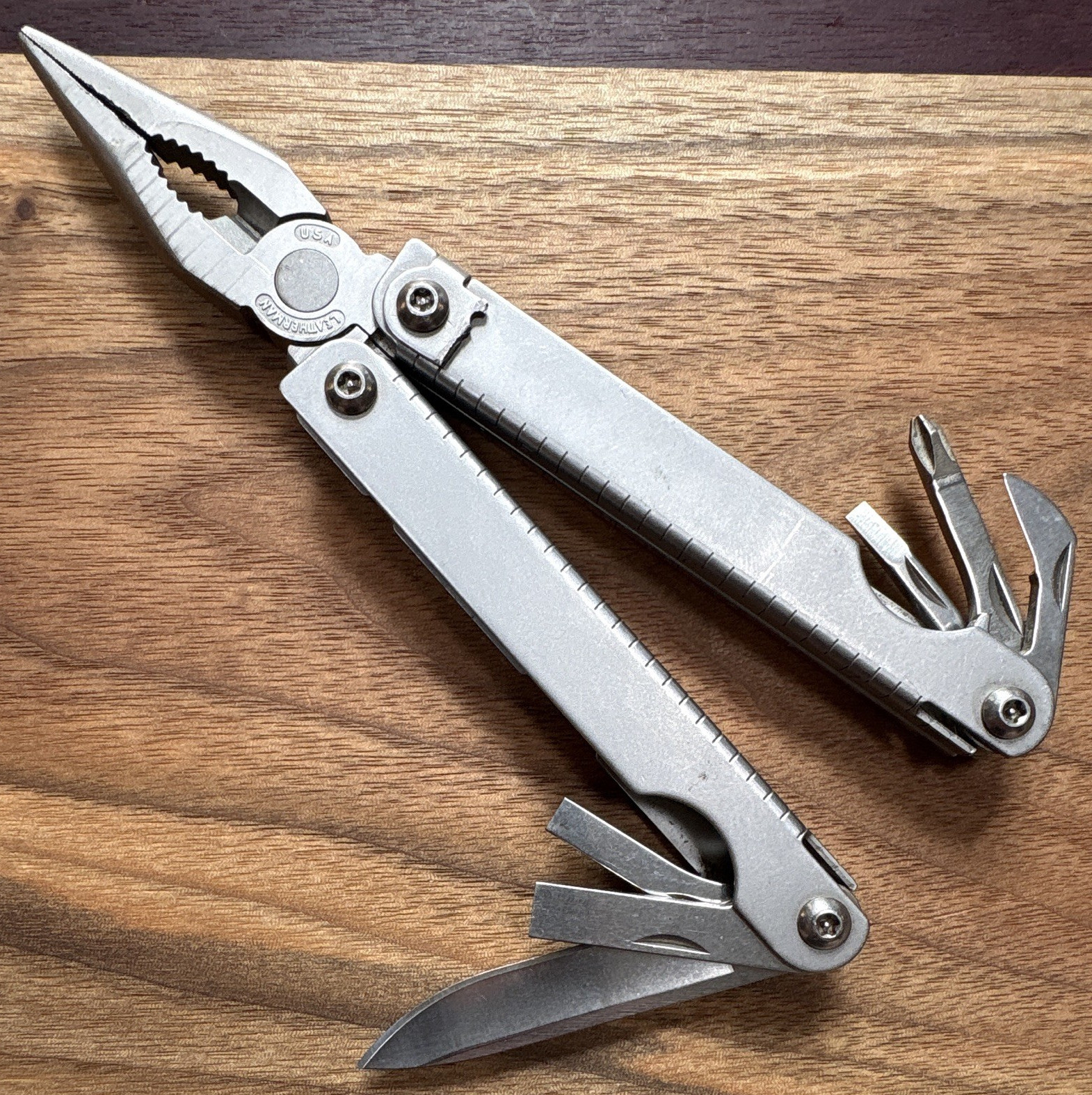 Vintage Leatherman Sideclip Multi-Tool-broken pocket clip February 98 date
