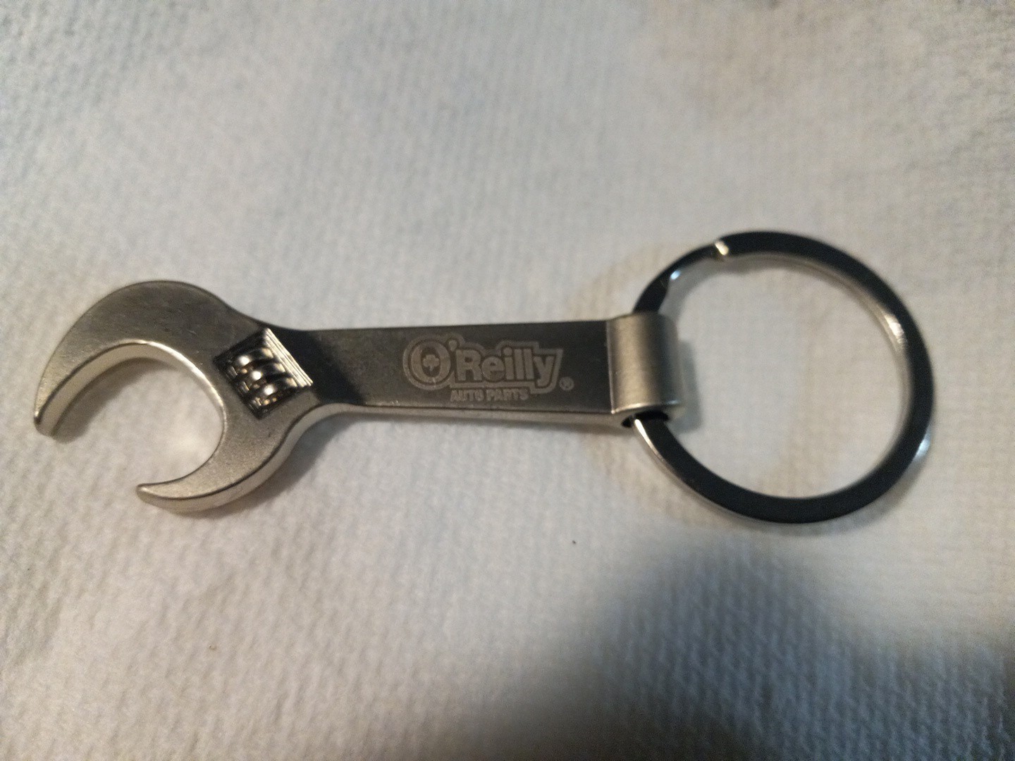 O’Reilly wrench Bottle Opener Keychain…18 Total Party Fav.