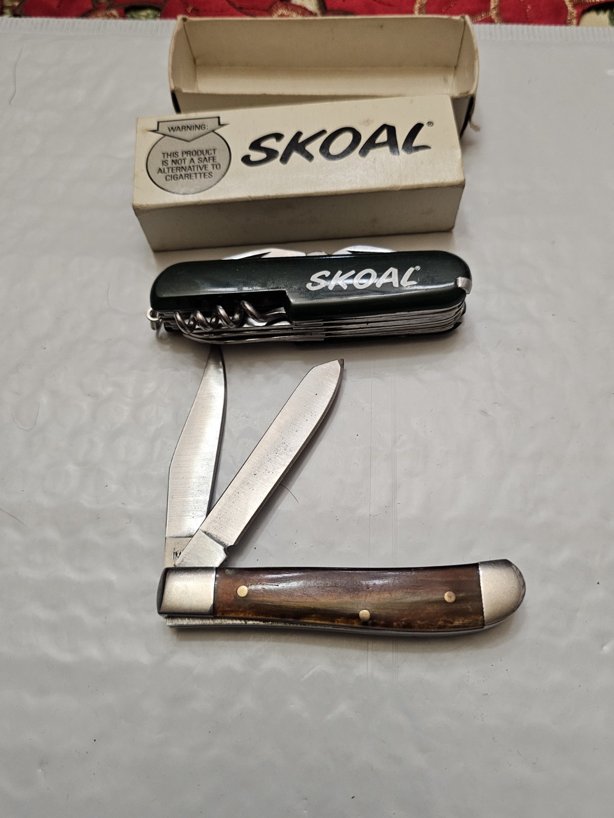 Vtg Knives Lot IMPERIAL & SKOAL Multi-Tool Chew Tobacco Promotional Knife K3