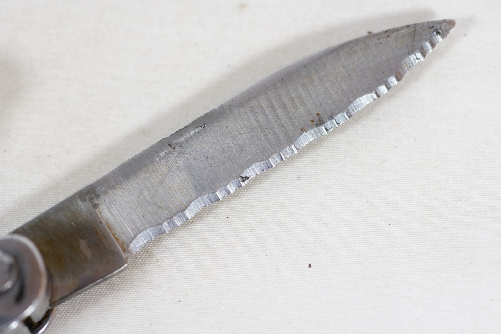 Vintage Leatherman Multi-Tool Pocket Knife Leather Sheath FOR PARTS REPAIR READ!