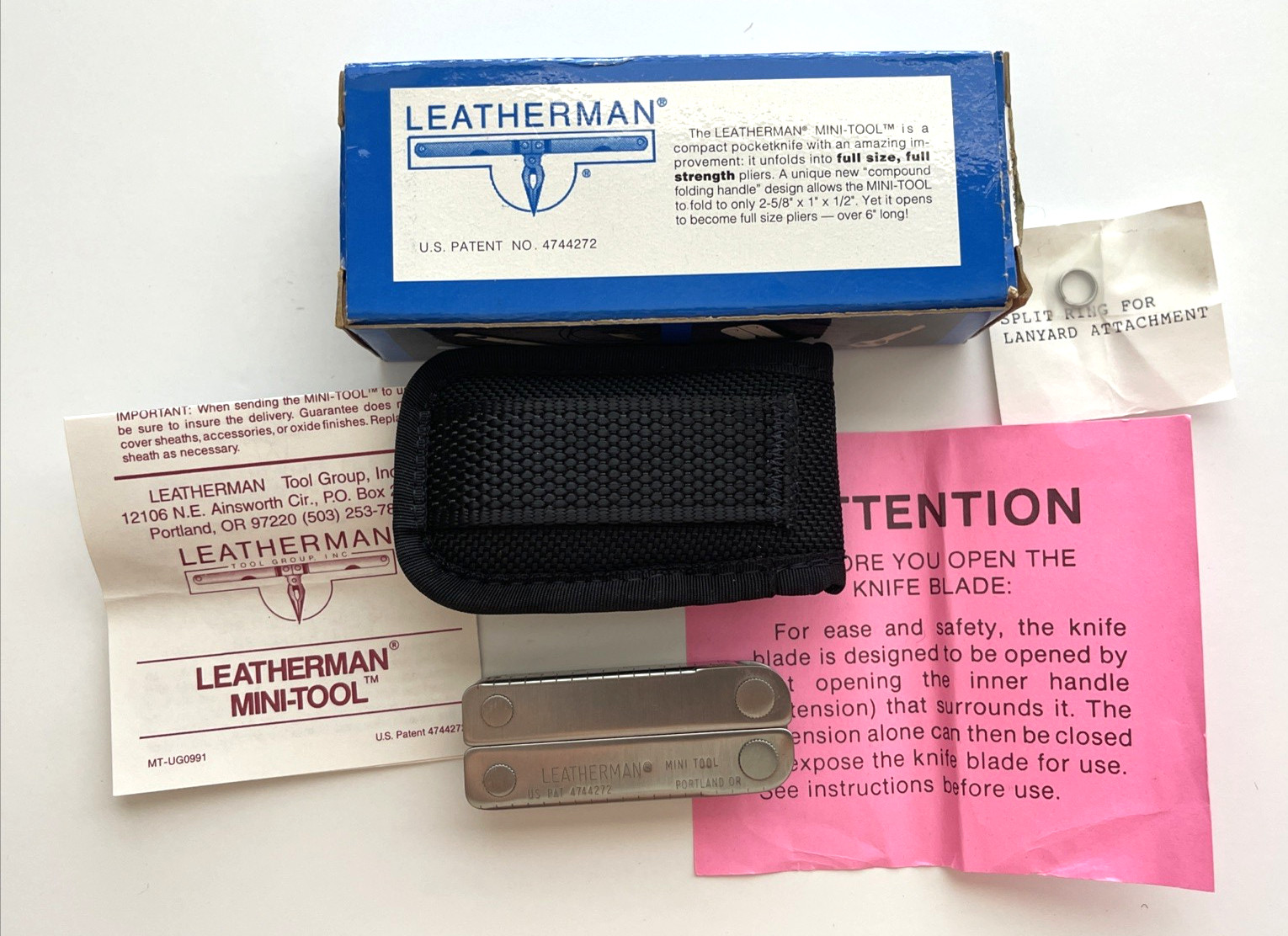 Leatherman Mini-Tool Multi-Tool Original Nylon Sheath USA