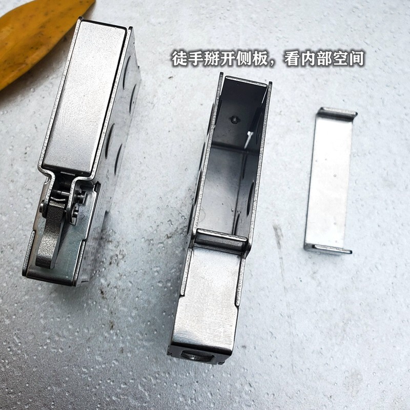 New EDC Stainless Steel Insert Portable Candy Chewing Medicine Box Storage Tool