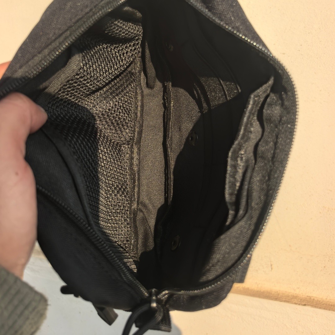 22x12x5cm EDC Tactical accessory waist bag Toolkit Black