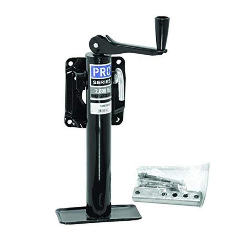 Topwind Bolt-On Tongue Jack 2000lb Load Capacity Metal Trailer Accessory New