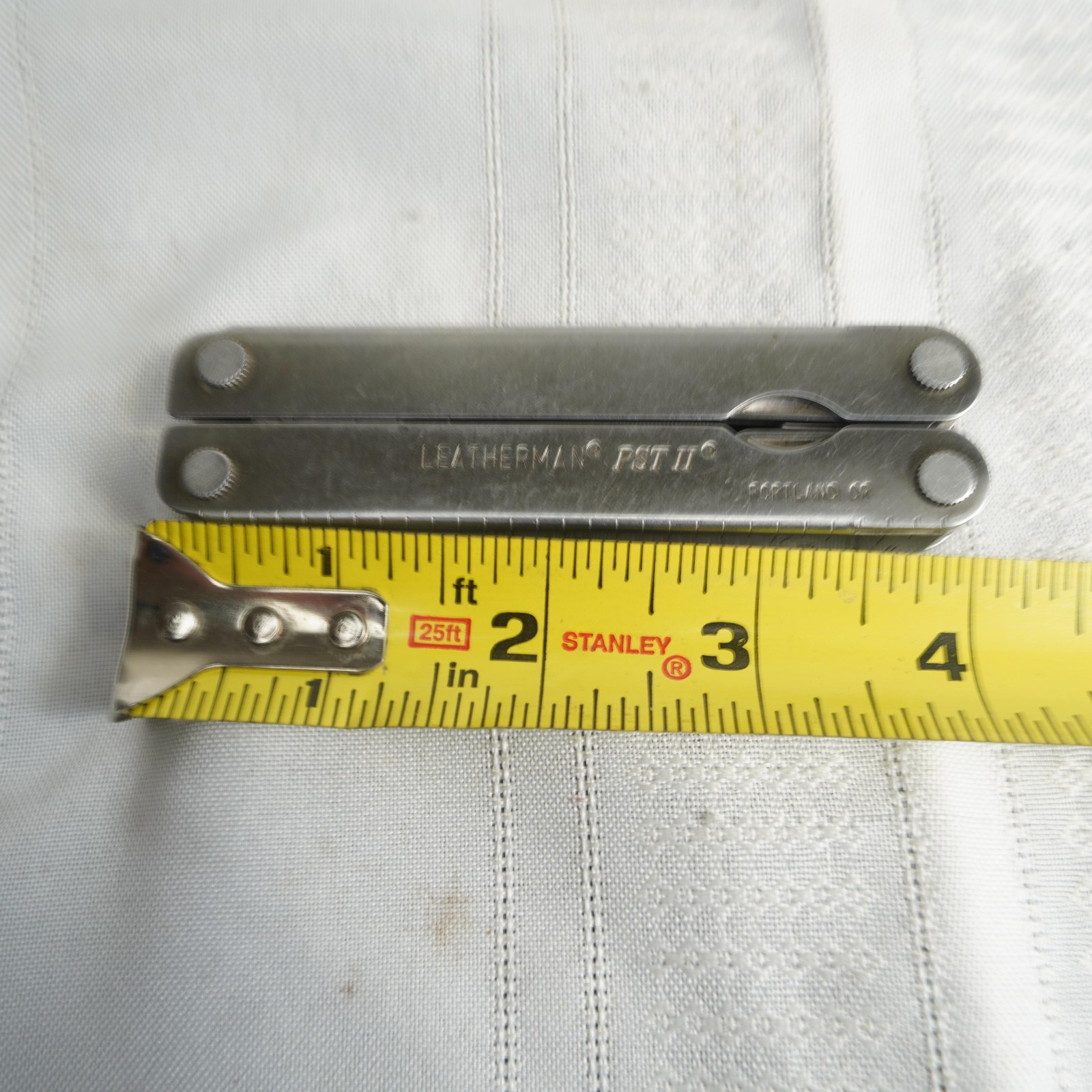 Vintage Leatherman PST II Multi-Tool Stainless Pliers Knife USA Belt Sheath EDC