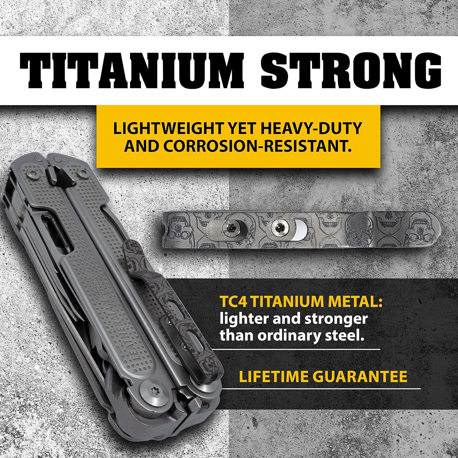 Pocket Clip for Leatherman Free P & T Series, ARC, Bond and Curl Multi-Tools | T