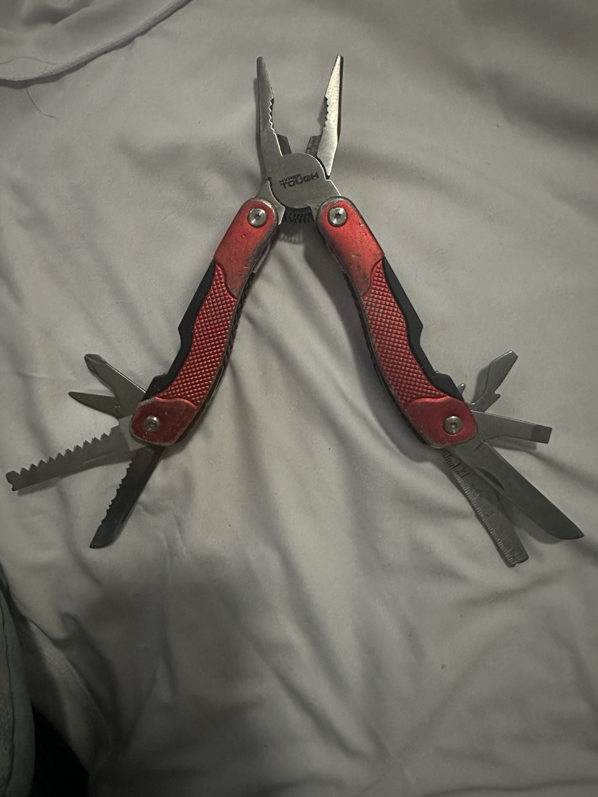 Hyper Tough 12 In One Multitool 4” Closed With Pliers All Metal