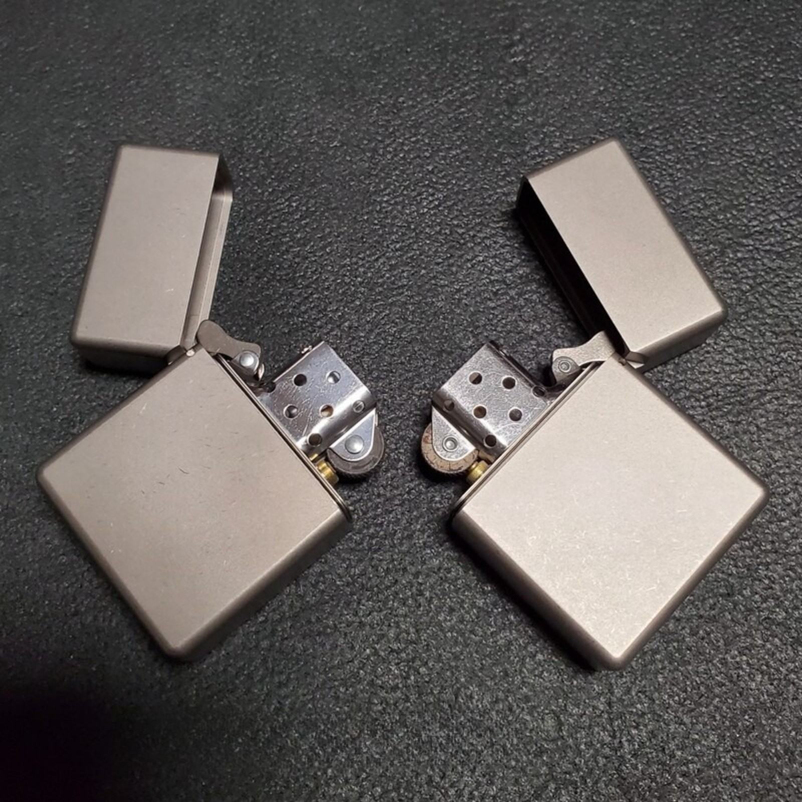 EDC Titanium Alloy Square Box Large Hinge Thick Shell Windproof Portable Tools
