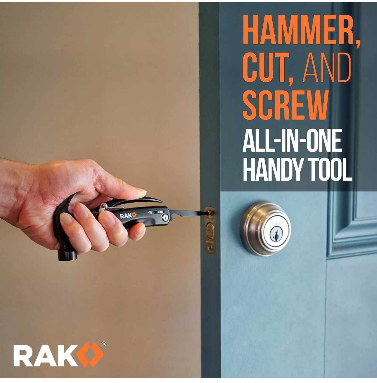 RAK Hammer Multitool BirthdayGifts for Men – Cool Unique Gifts For Men Who Ha…