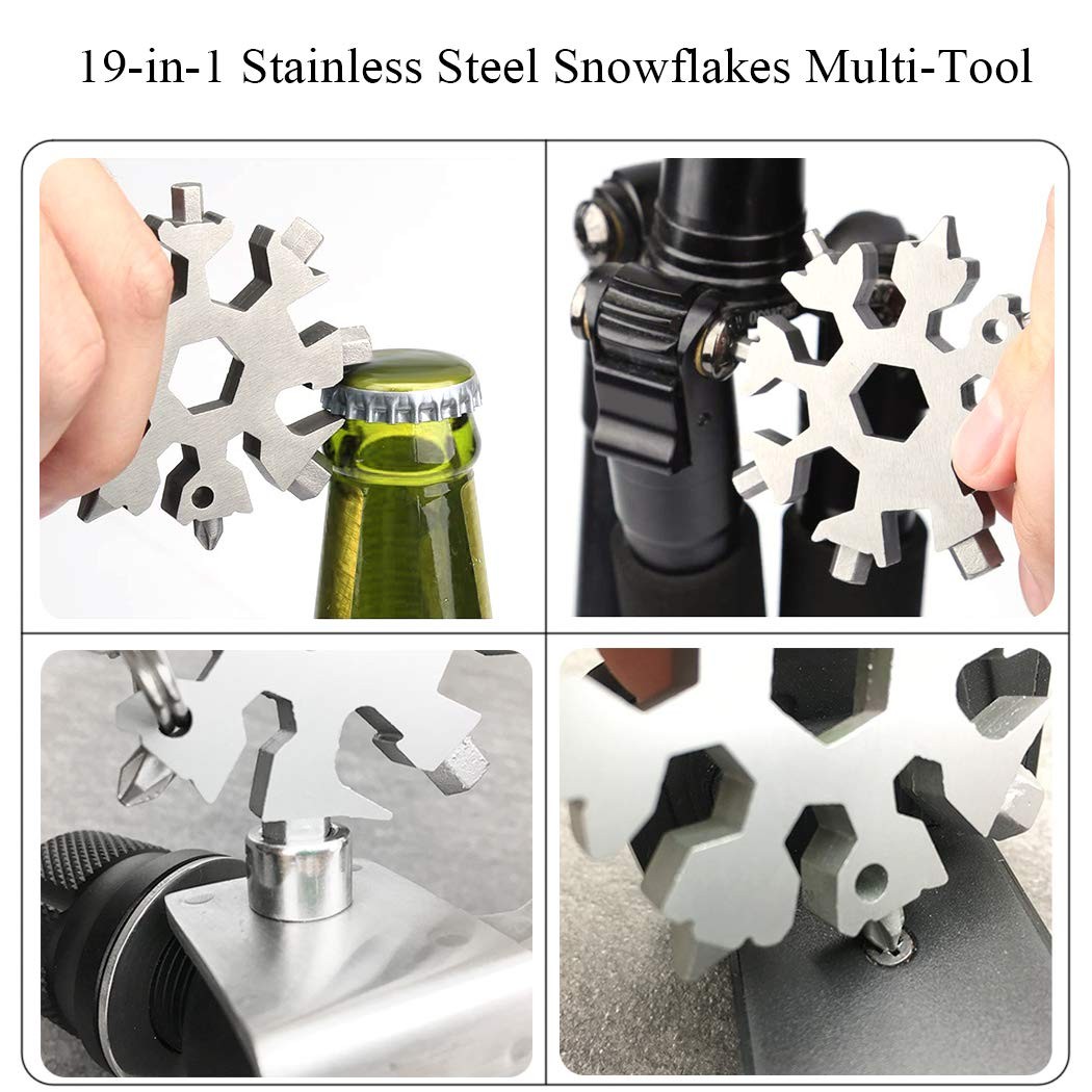 19 In 1 Incredible Tool Easy N Genius Fex 18in1 Stainless Steel Snowflakes Multi