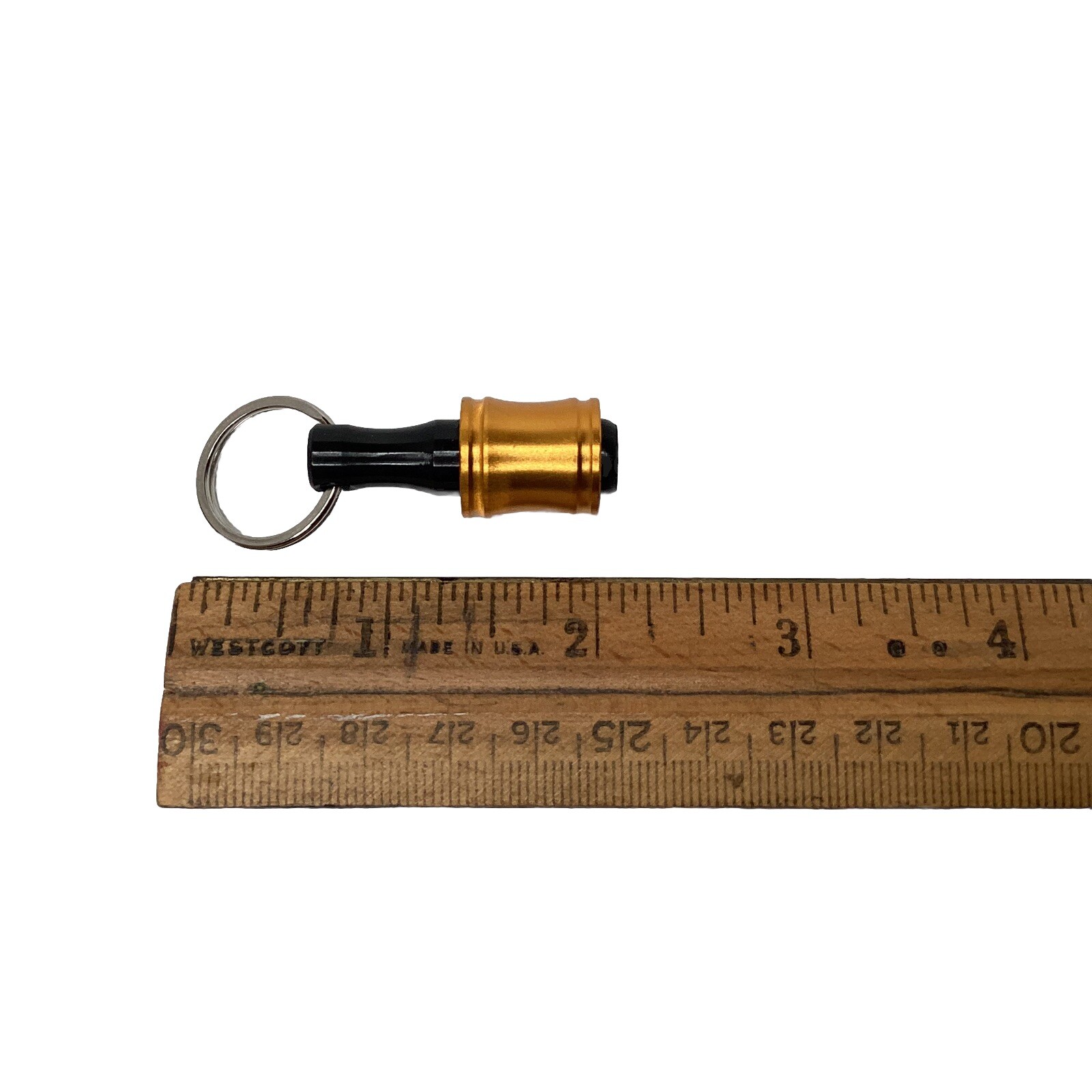 Keychain Tool 1/4 Inch Hex Bit 6 Piece With Carabiner Colorful Aluminum Gift