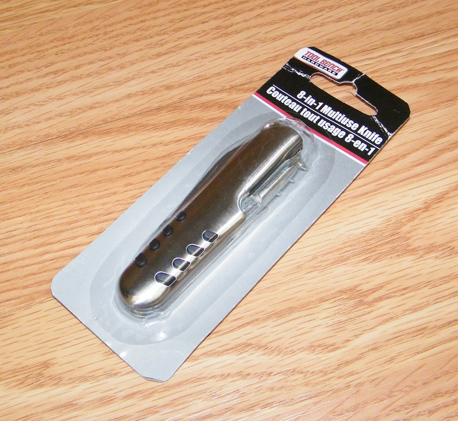 Genuine Tool Bench Hardware 8-in-1 Multiuse Pocket Knife Only **NEW-READ**