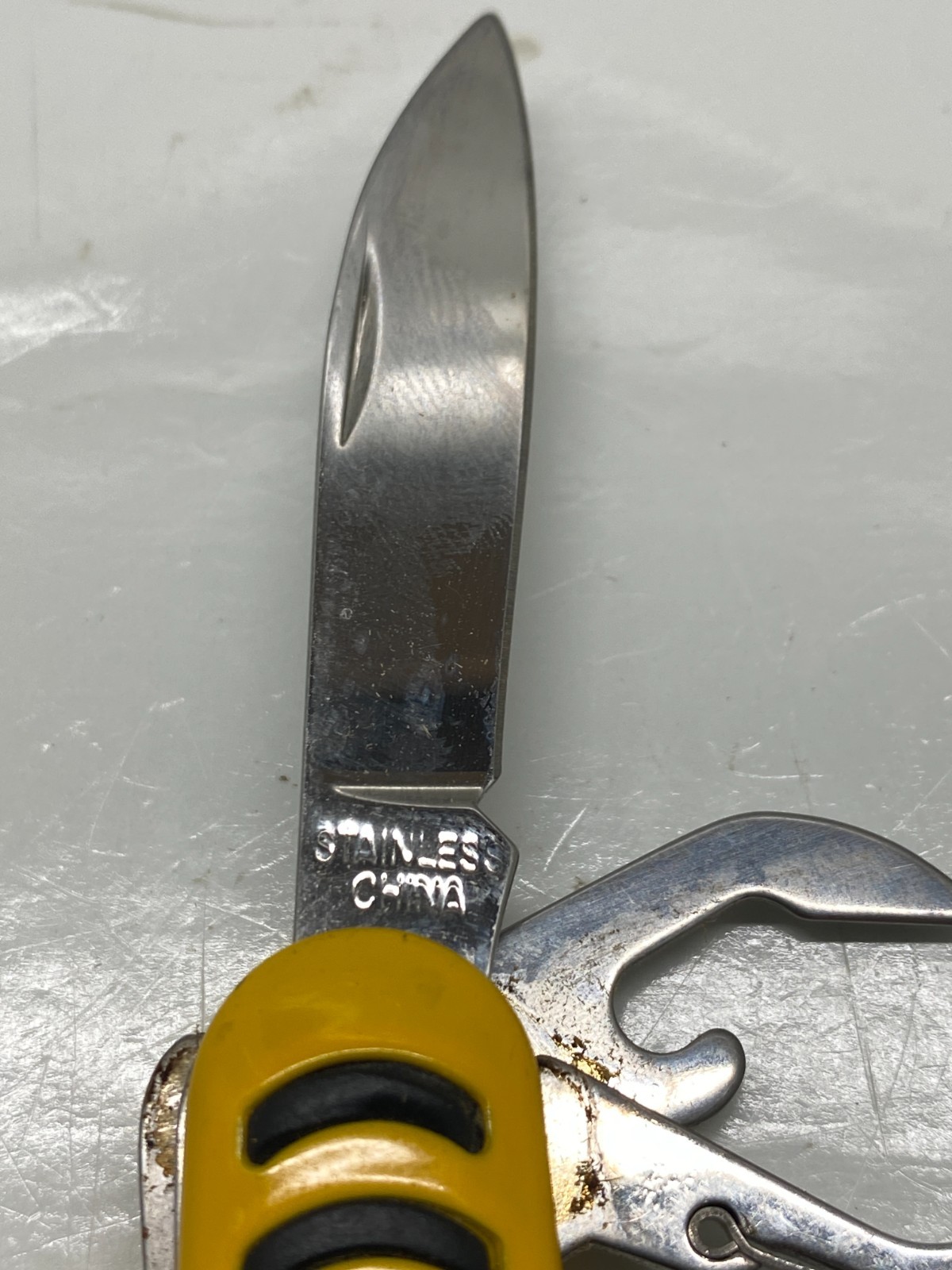 Swiss Army Style Knife Multi Tool Horizon Forest Promo Yellow Pocket Knife