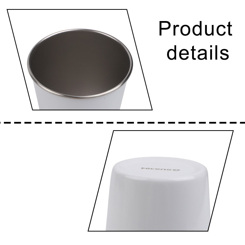 Campsite Essential 304 Stainless Steel Cups with Colorful Adventure Themes